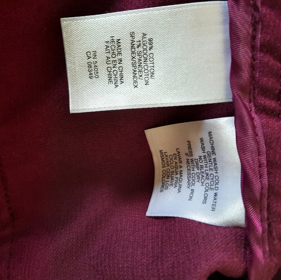 Jones New York deep plum jacket/blazer - Picture 9 of 9